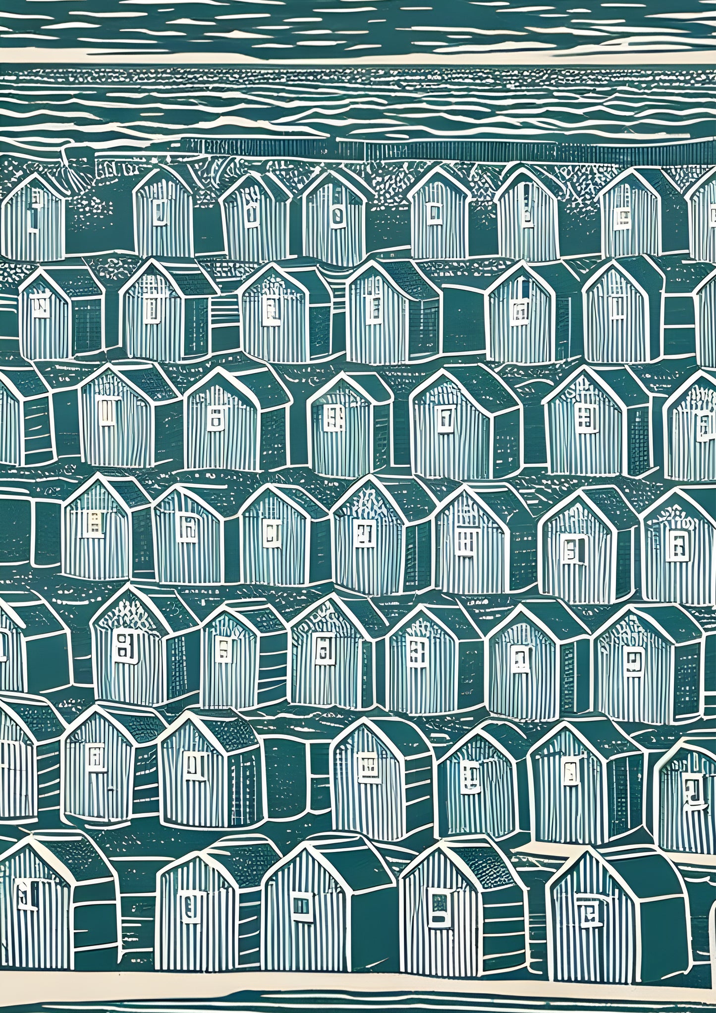 Beach Hut Print