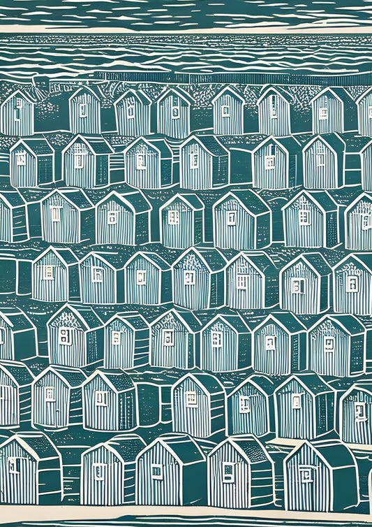 Beach Hut Print