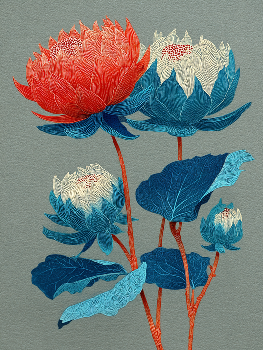 Vermilion Bloom